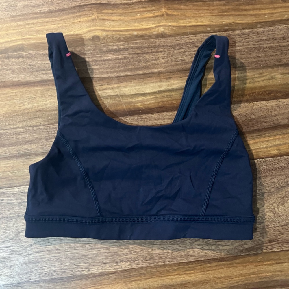 Navy Lululemon sports bra